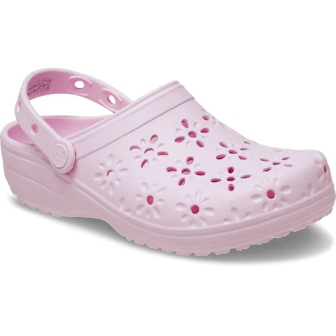 Classic Floral Cut-Out Clog
