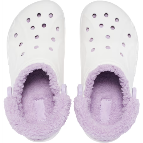 Baya Lined Fuzz-Strap Clog