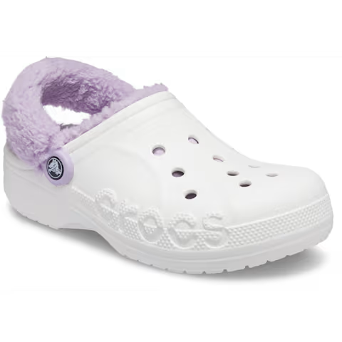 Baya Lined Fuzz-Strap Clog