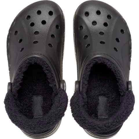 Baya Lined Fuzz-Strap Clog