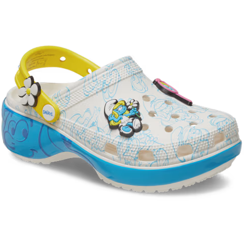 Smurfs Platform Clog