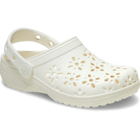 Classic Floral Cut-Out Clog