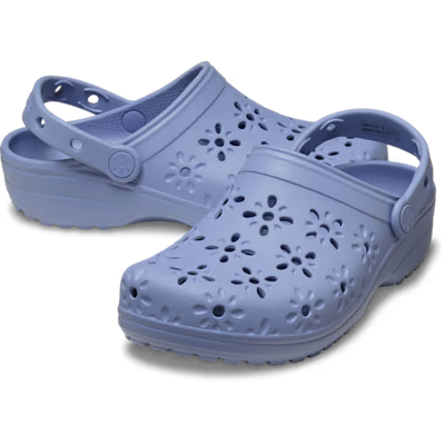 Classic Floral Cut-Out Clog