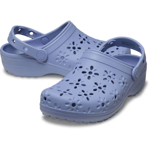 Classic Floral Cut-Out Clog