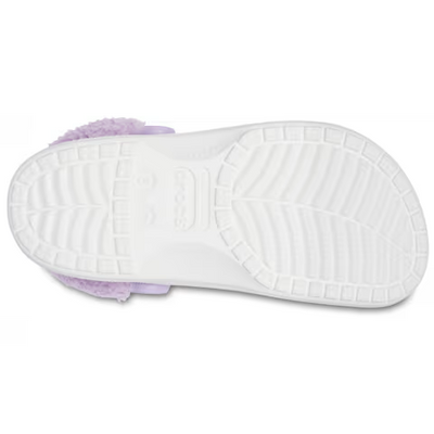 Baya Lined Fuzz-Strap Clog