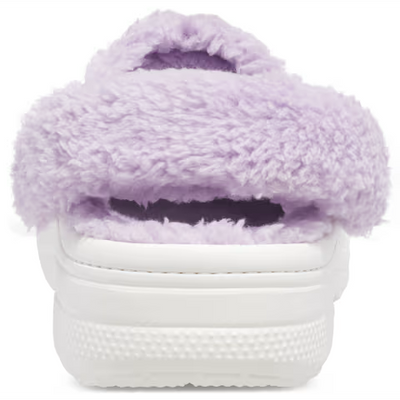 Baya Lined Fuzz-Strap Clog