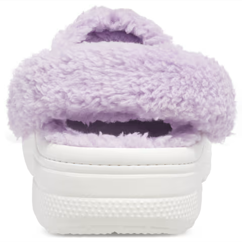 Baya Lined Fuzz-Strap Clog
