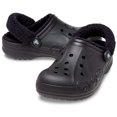 Baya Lined Fuzz-Strap Clog