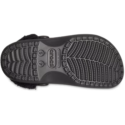 Baya Lined Fuzz-Strap Clog