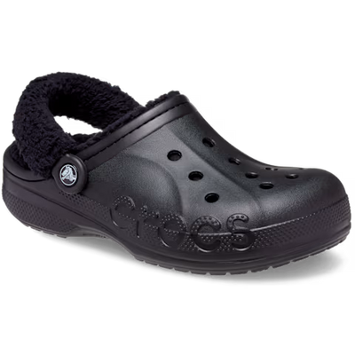 Baya Lined Fuzz-Strap Clog