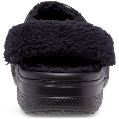 Baya Lined Fuzz-Strap Clog