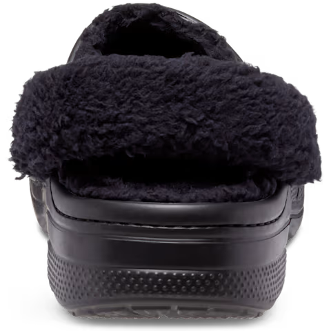 Baya Lined Fuzz-Strap Clog