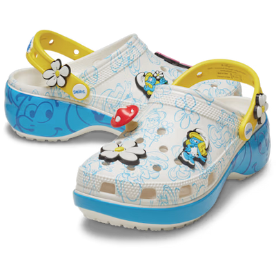 Smurfs Platform Clog