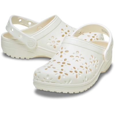 Classic Floral Cut-Out Clog