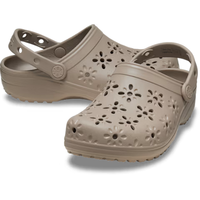 Classic Floral Cut-Out Clog