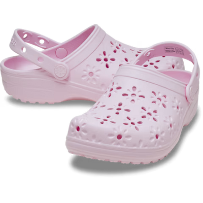Classic Floral Cut-Out Clog